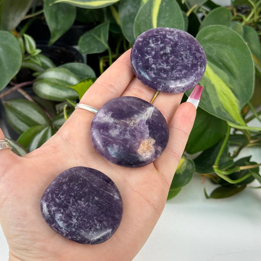 Lepidolite Flat-Stone