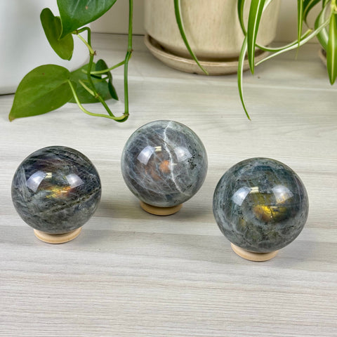 Sunset Labradorite Sphere
