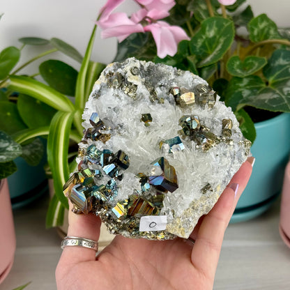 Iridescent Pyrite Specimen