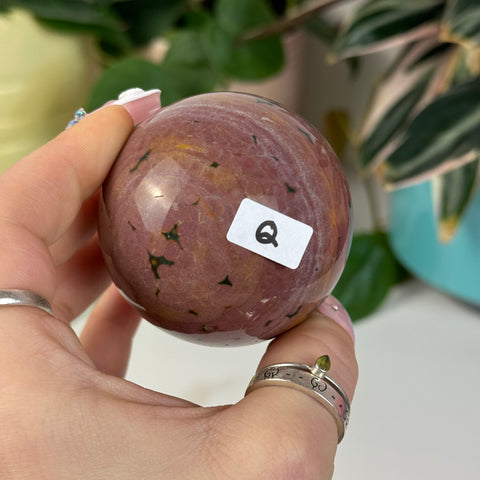 Sea Jasper Sphere - Q1