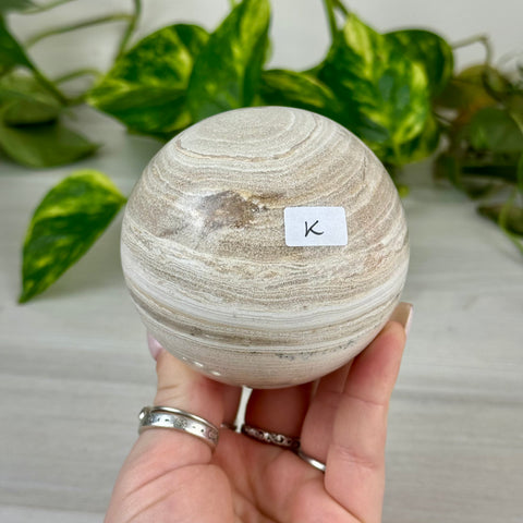 White Jasper Sphere