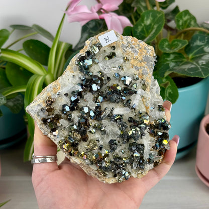 Iridescent Pyrite Specimen