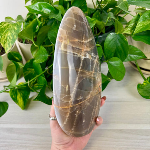 Peach Moonstone Free Form 233 3 - Kenna's Crystals from TikTok