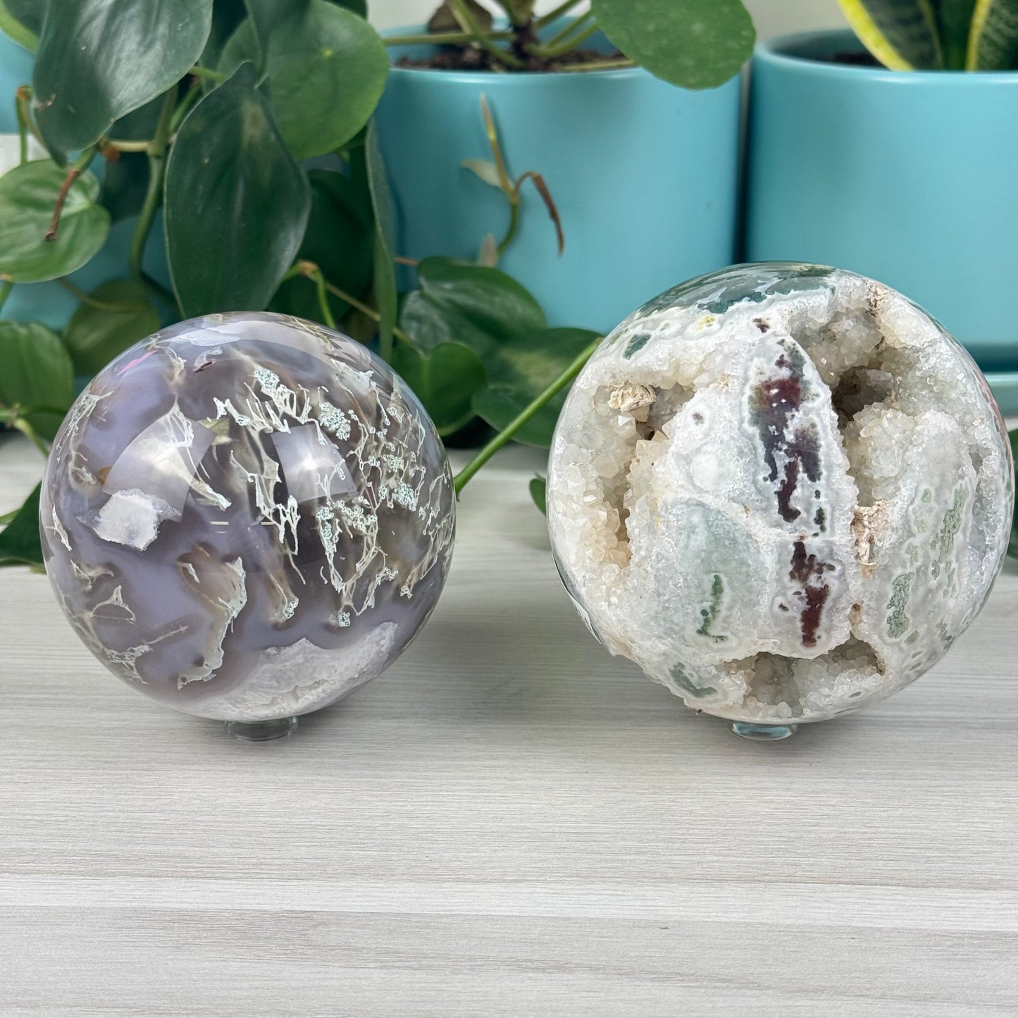 Incredible Moss Agate Sphere
