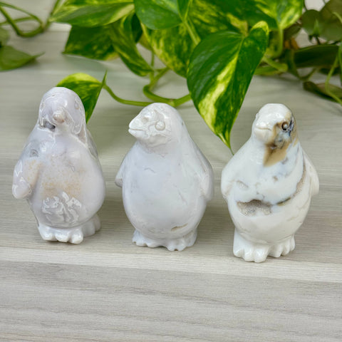 Snow Agate Penguin