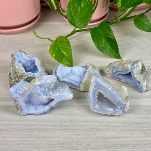 Druzy Blue Lace Agate Chunk