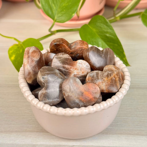 Red Sunstone Love Heart