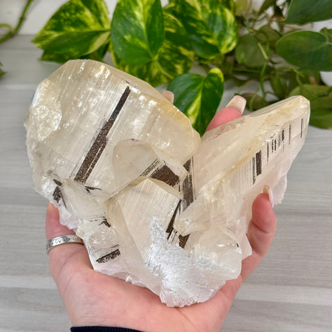 Benz Calcite with Calico Pyrite (UV Reactive)