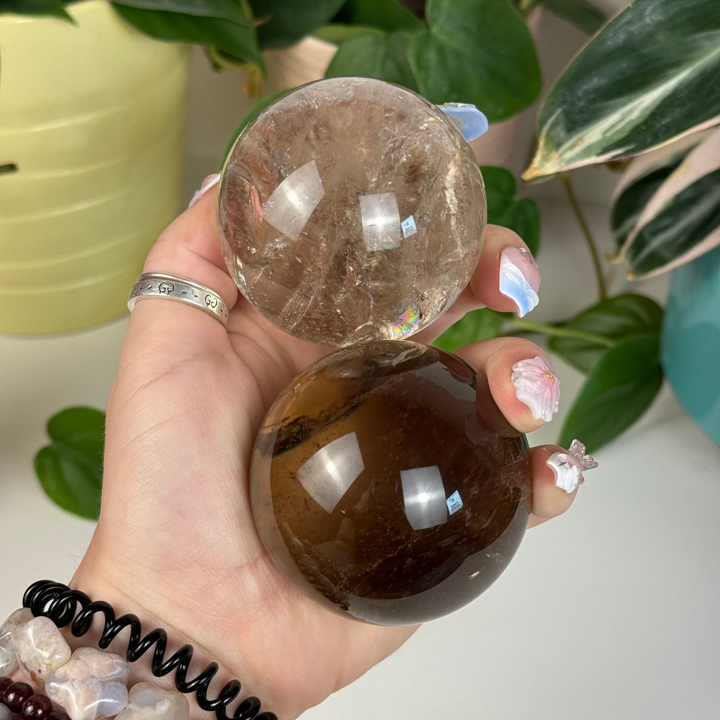 High Quality Smoky Quartz Sphere