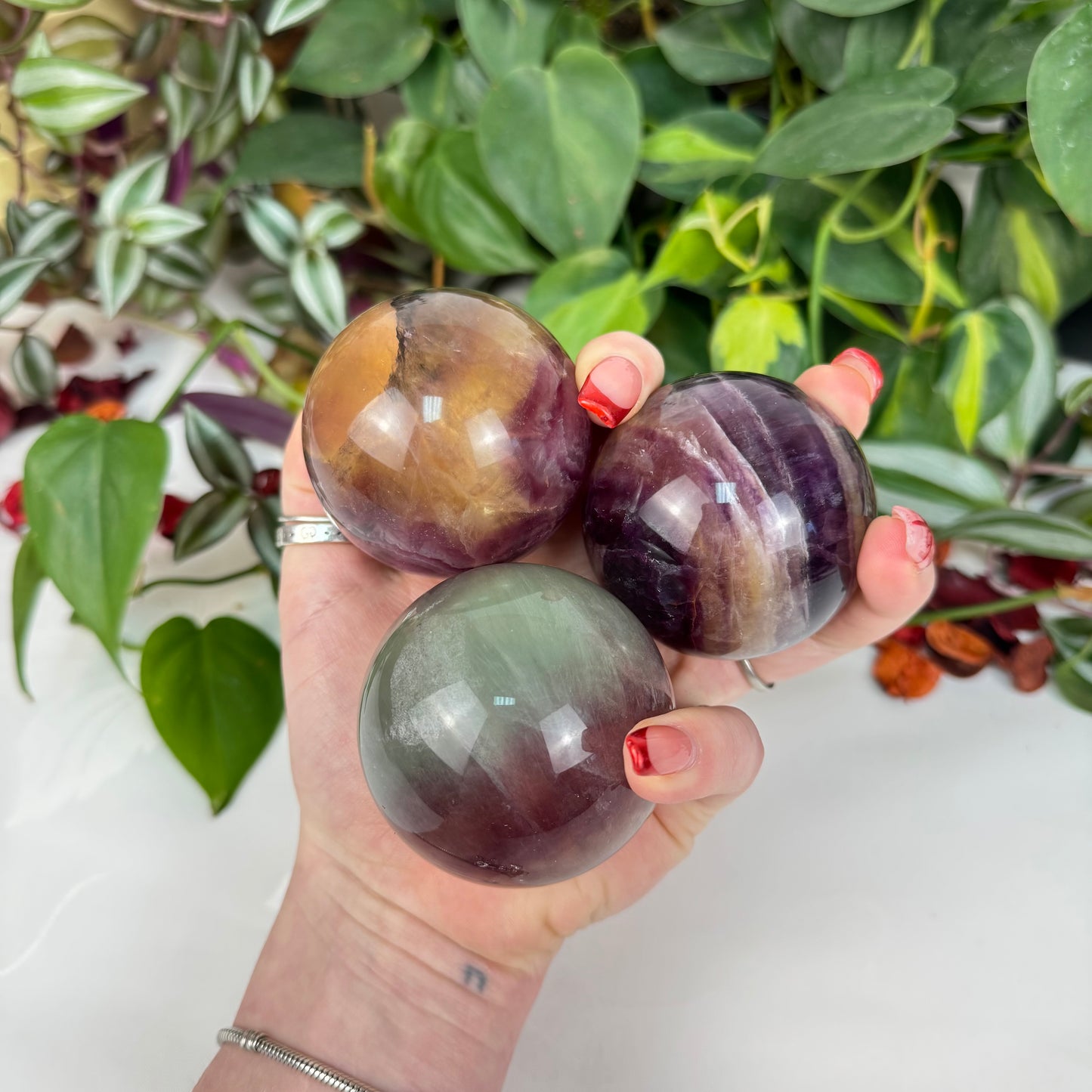 Candy Fluorite Sphere