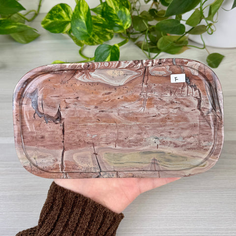 Painting Stone Jasper Decorative Plate