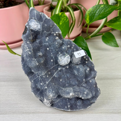 Deep Blue Chalcedony With Apophyllite