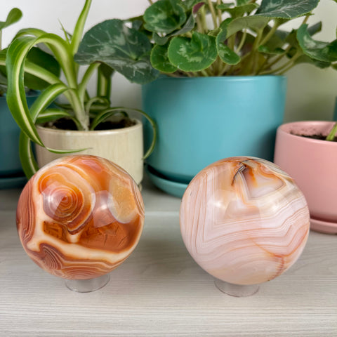 Pink Carnelian Sphere