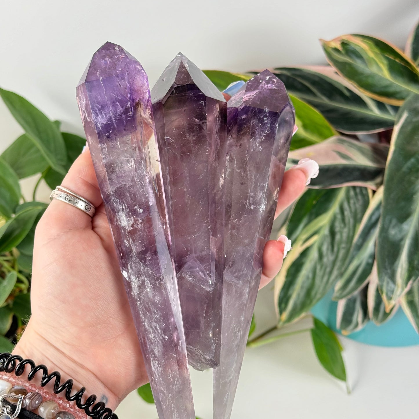 Smoky Amethyst Wand