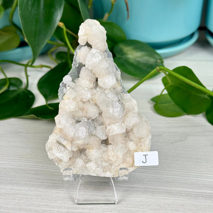 Pink Mangano Calcite and Pyrite on Green Fluorite
