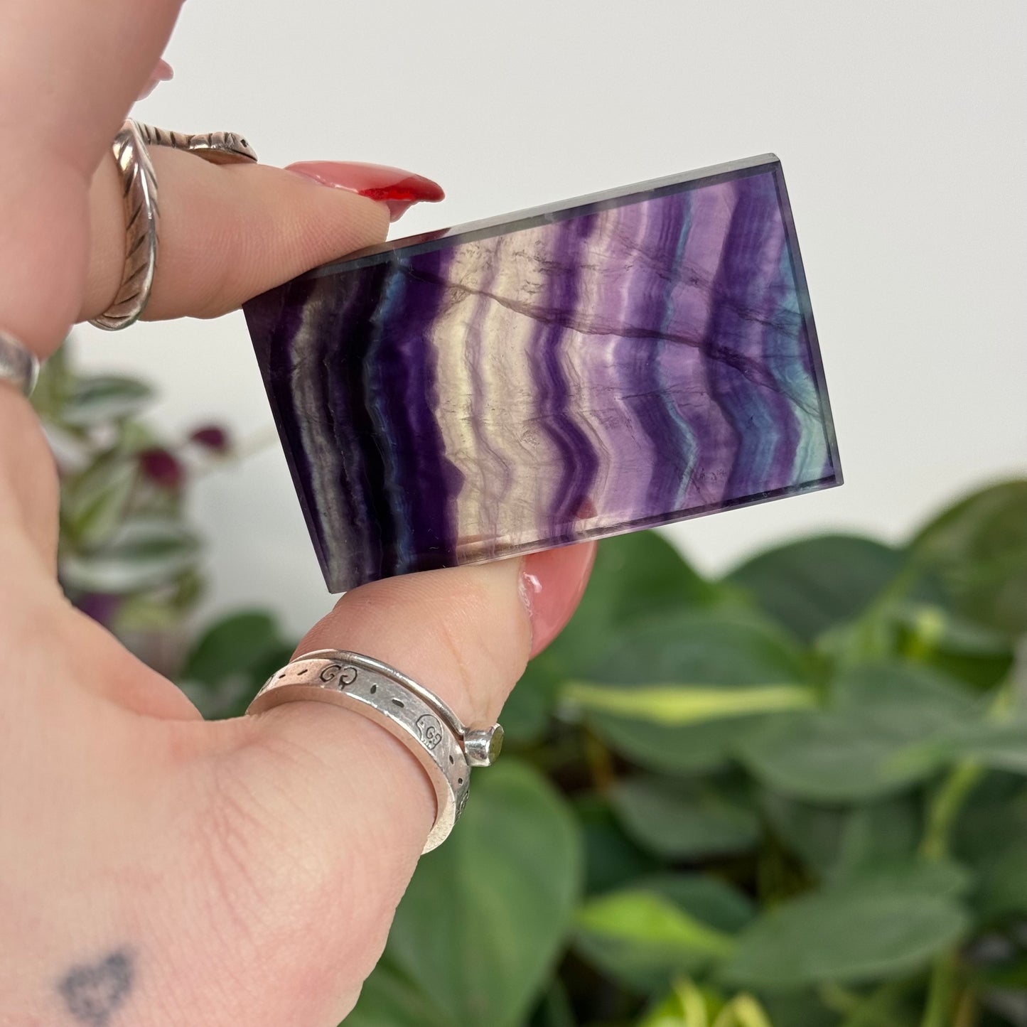 Rainbow Fluorite Window