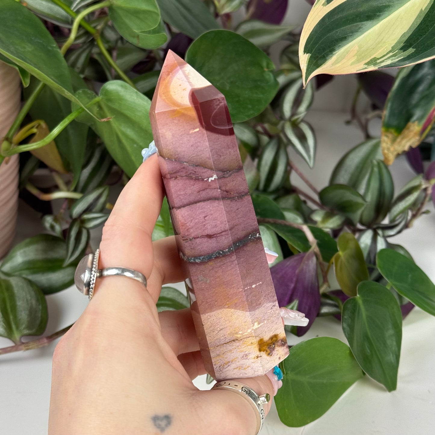 Imperfect Mookaite Jasper Tower