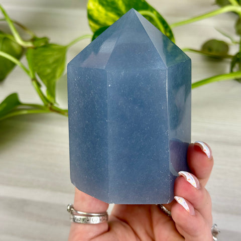 Chunky Top Quality Angelite Tower