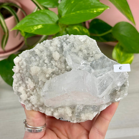 Sparkling White Chalcedony With Apophyllite