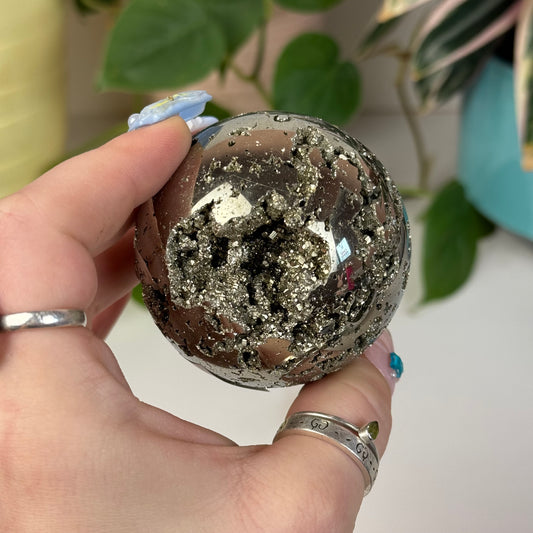 Cubic Pyrite Sphere - O