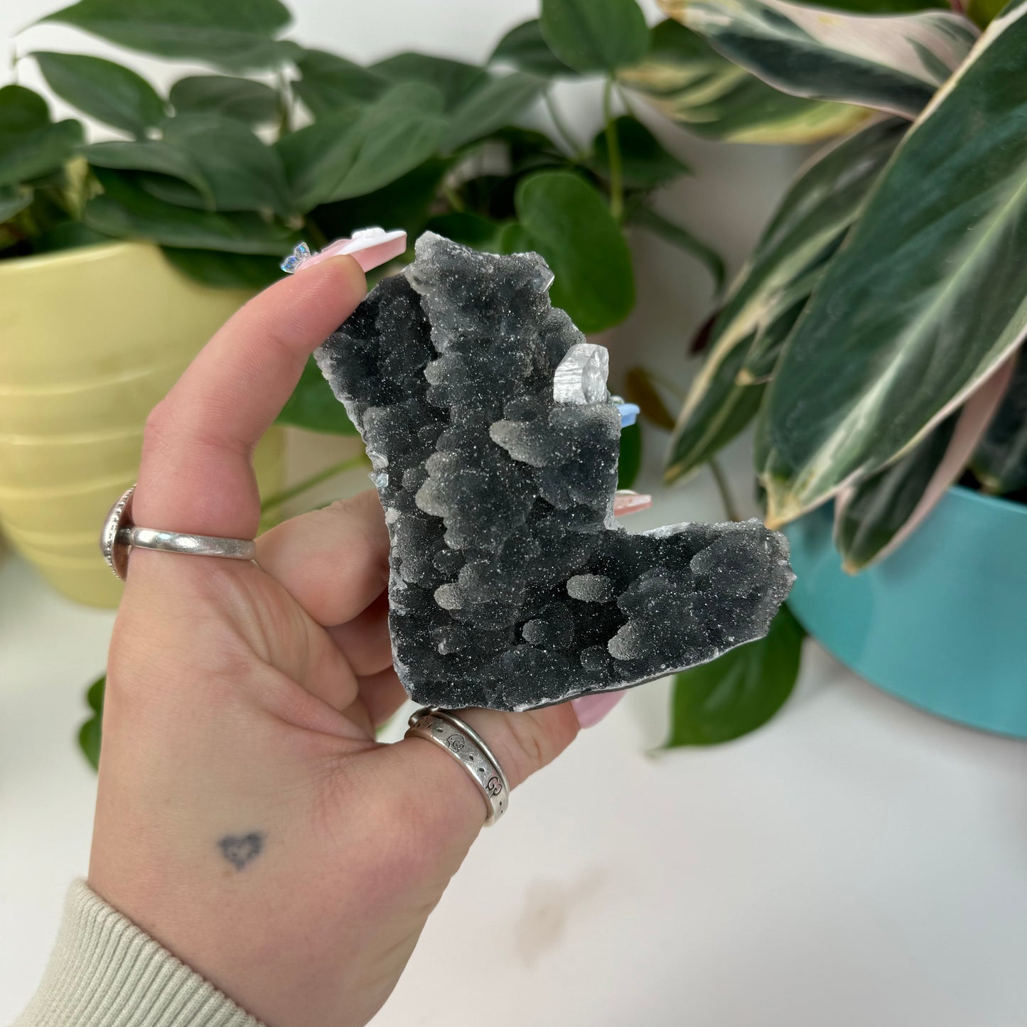 Sparkly Black Chalcedony