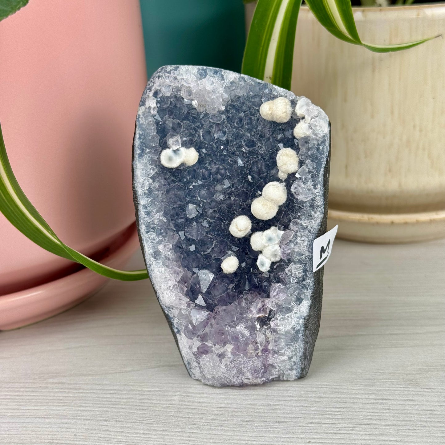Mordenite/Okenite In Geode