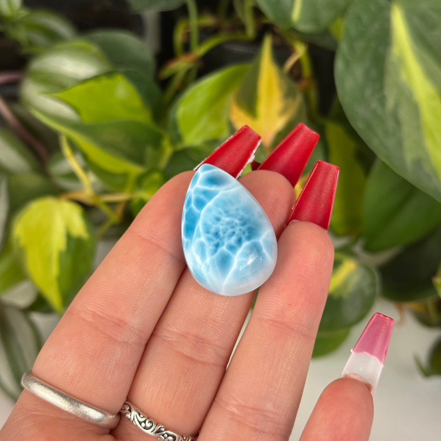 Mini Larimar Teardrop