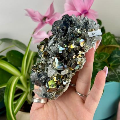 Iridescent Pyrite Specimen