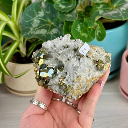 Iridescent Pyrite Specimen
