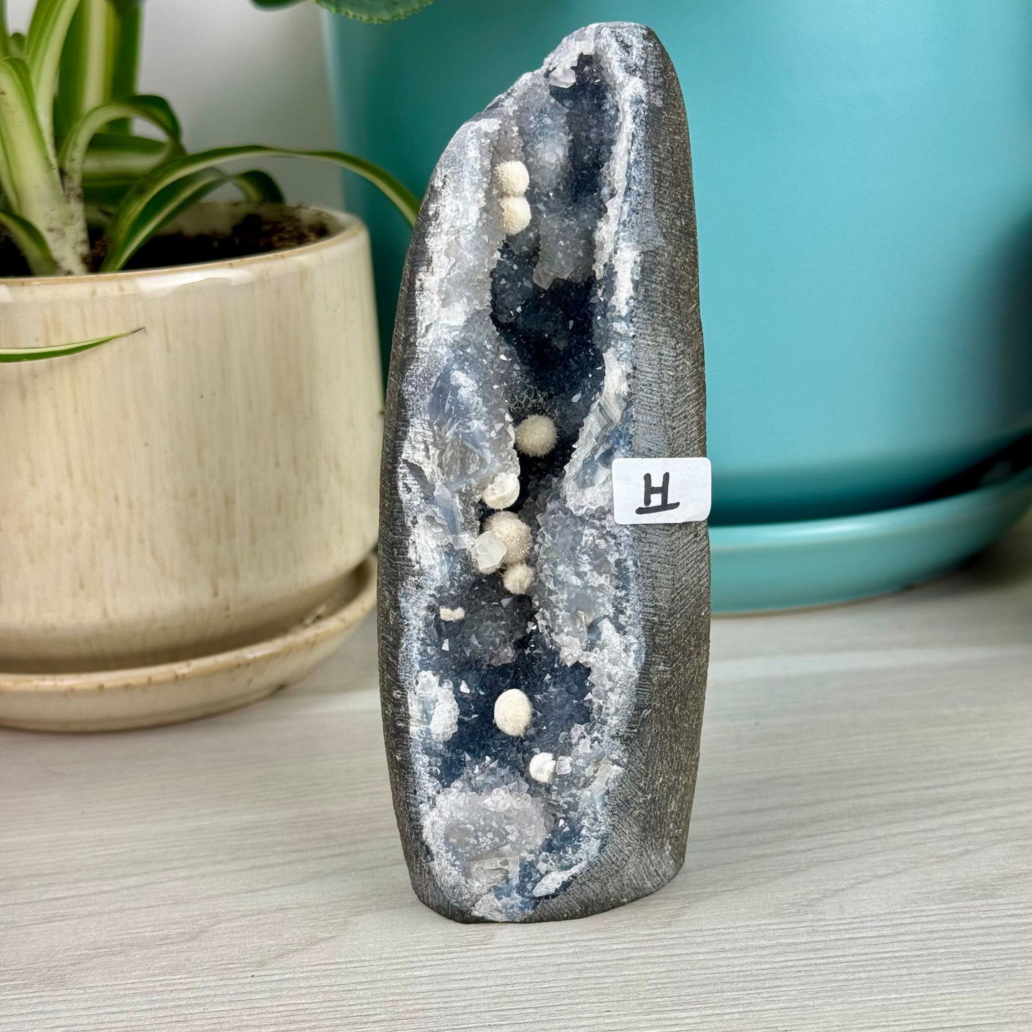 Mordenite/Okenite In Geode