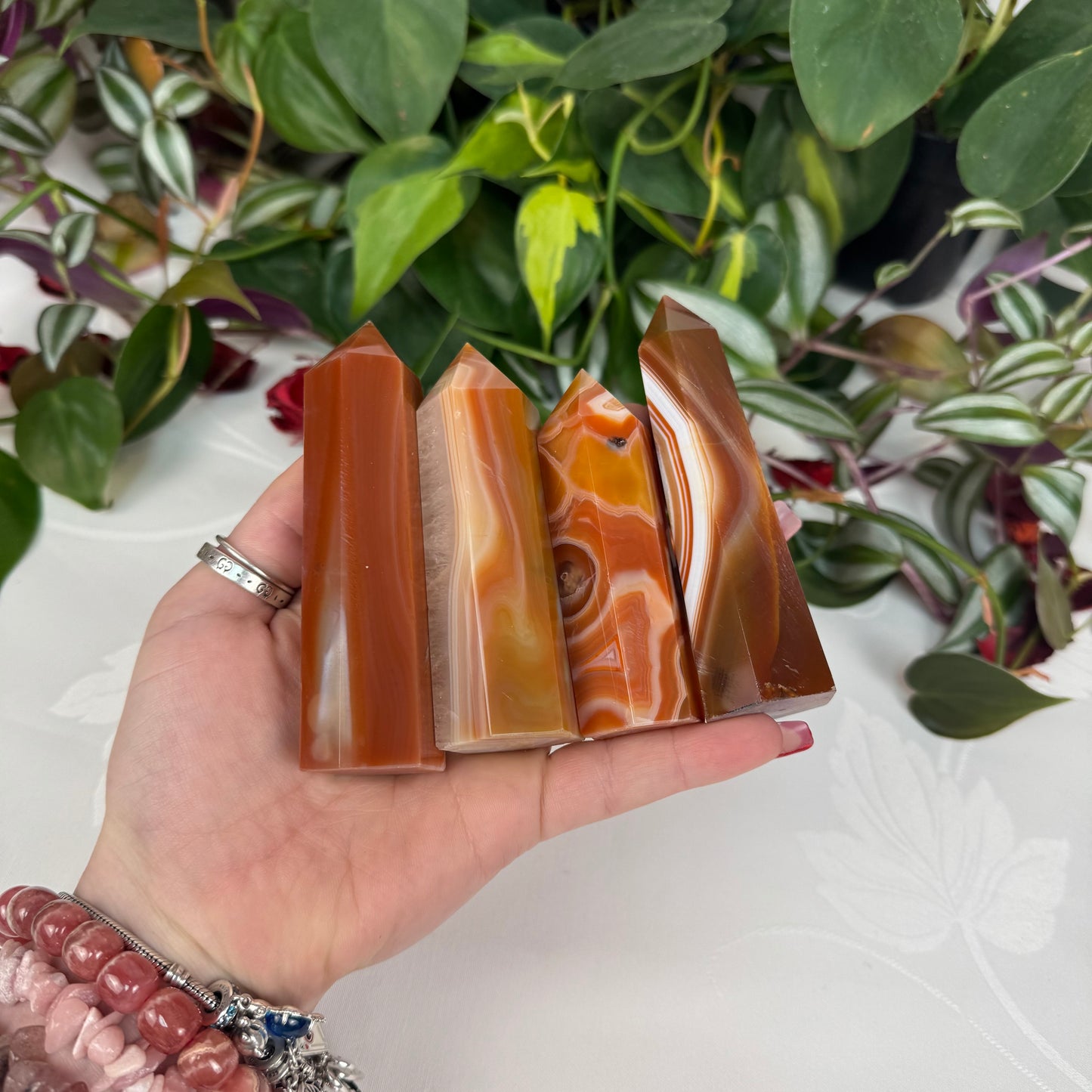 Imperfect Peach Carnelian Tower