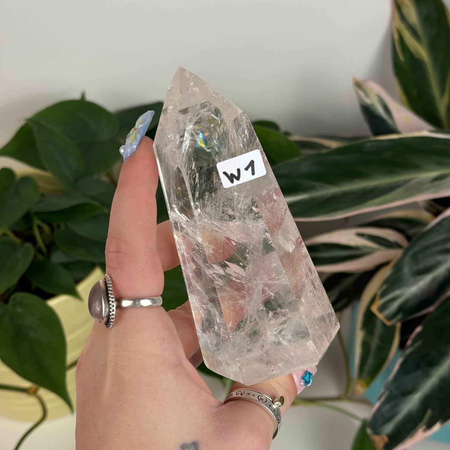 Gorgeous Lemurian Quartz Tower