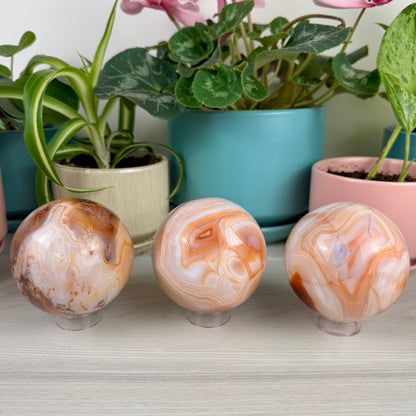 Pink Carnelian Sphere