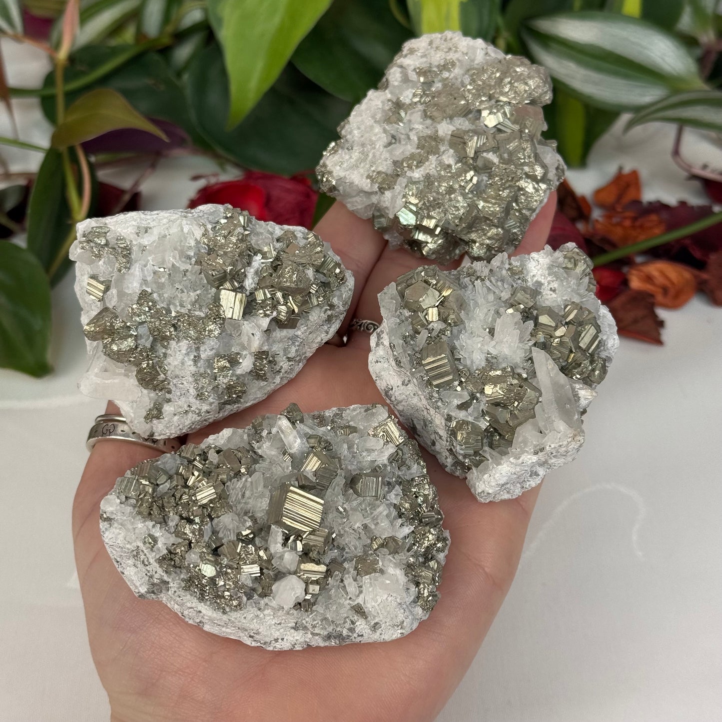 Pyrite In Quartz Specimen