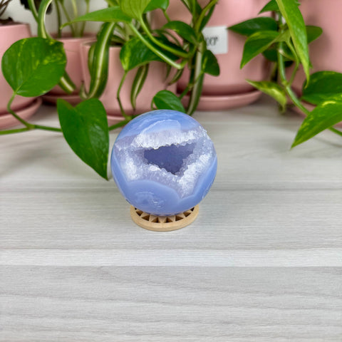 Druzy Blue Lace Agate Sphere