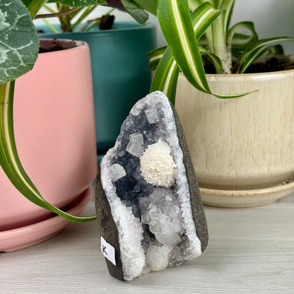 Mordenite/Okenite In Geode