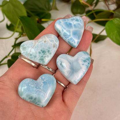 Larimar Love Heart