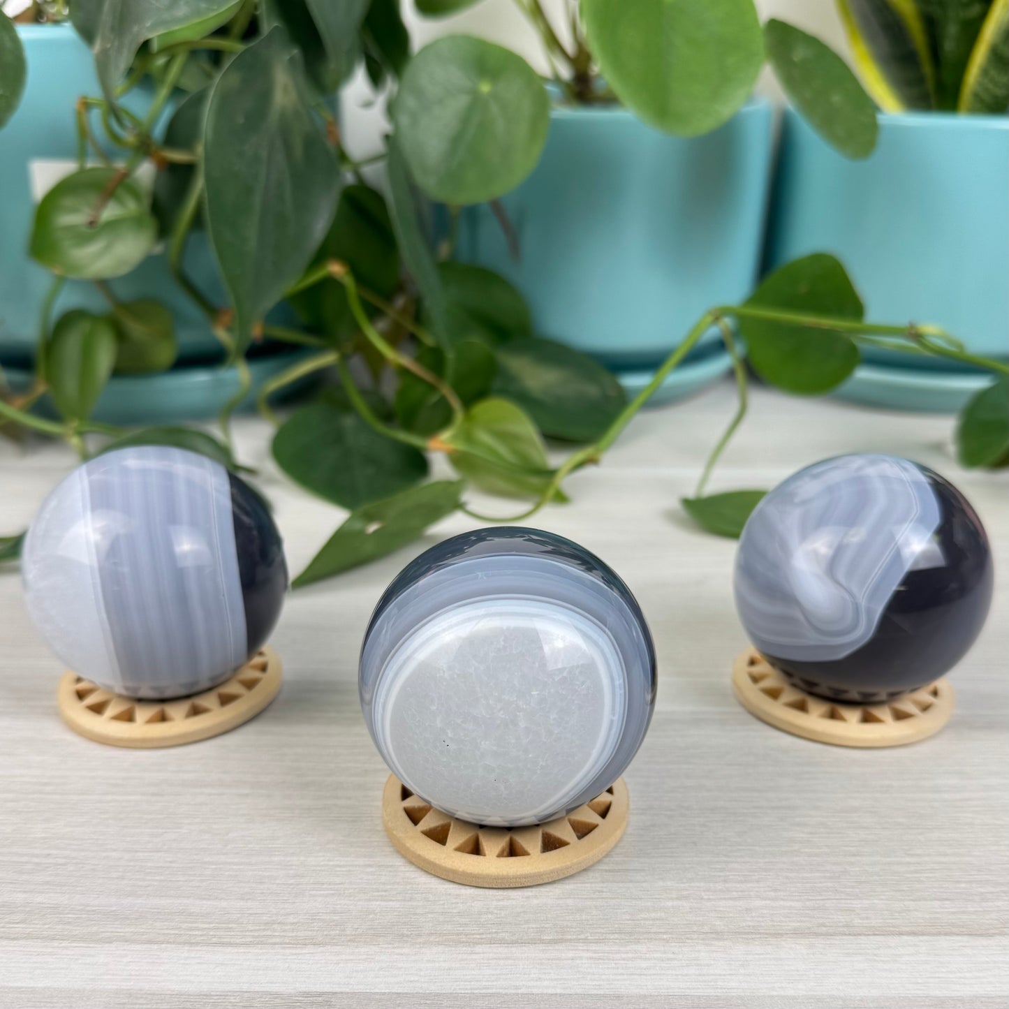 Orca Agate Sphere