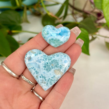 Larimar Love Heart