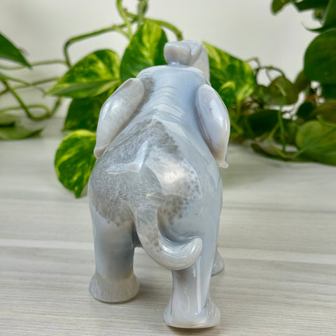 Statement Druzy Agate Elephant - Irina