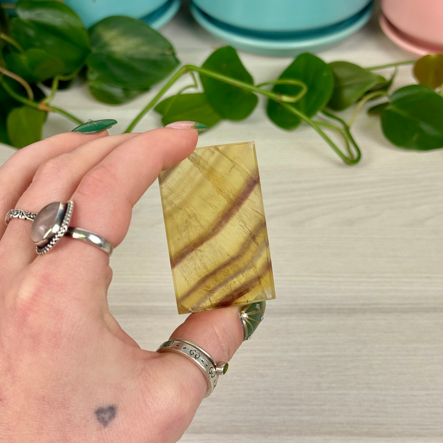 Rainbow Fluorite Window