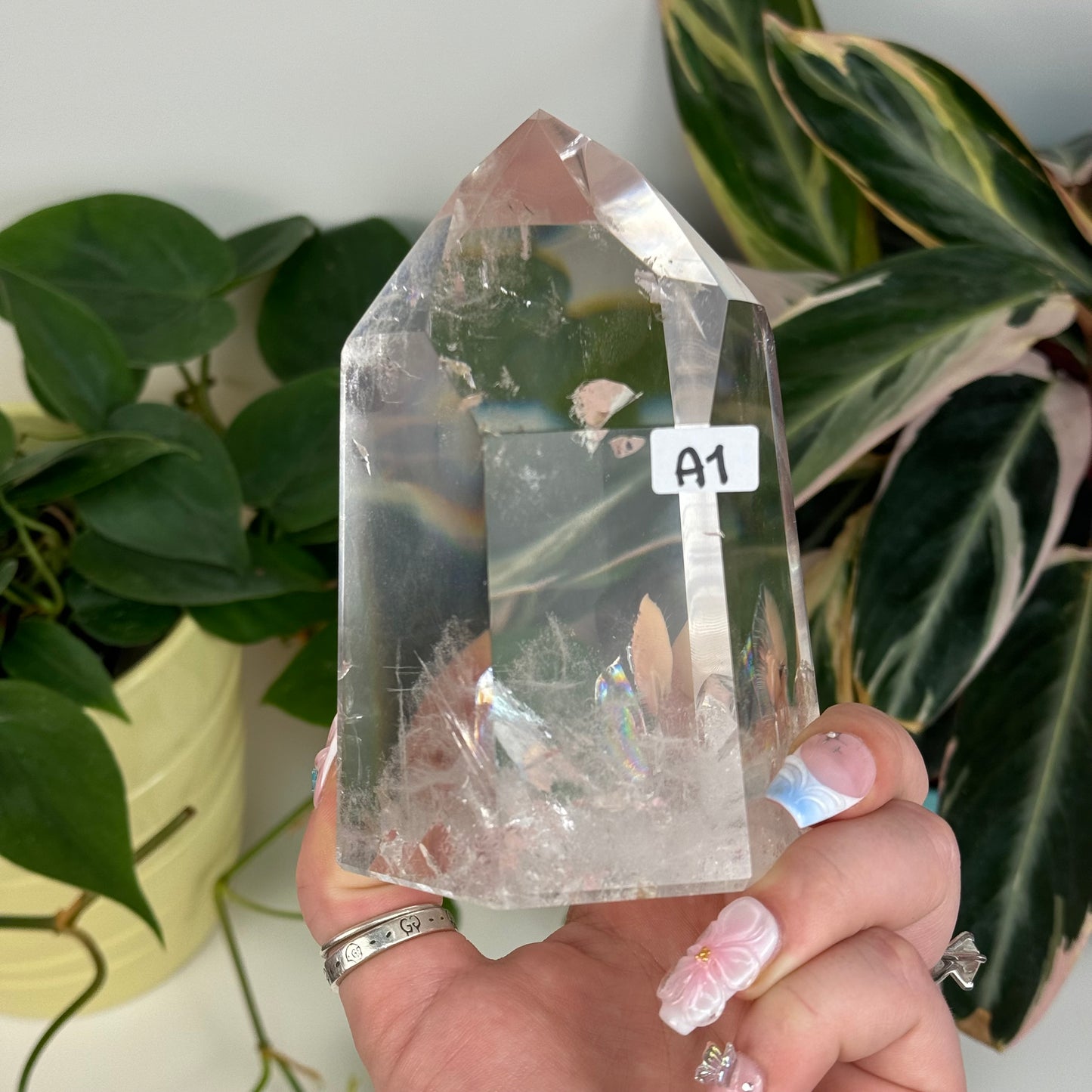 Gorgeous Lemurian Quartz Tower