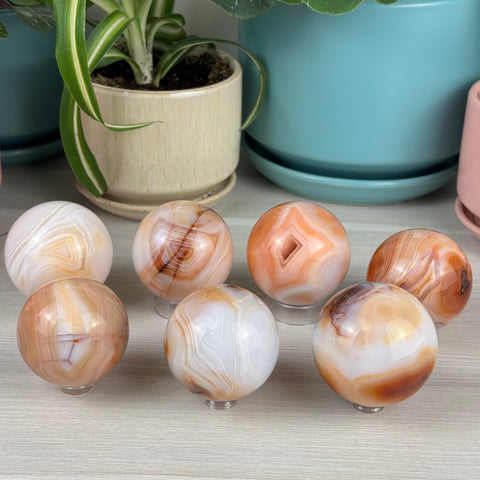 Pink Carnelian Sphere