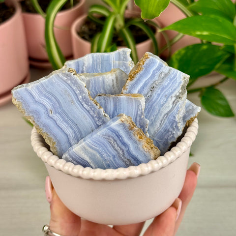 Blue Lace Agate Slab