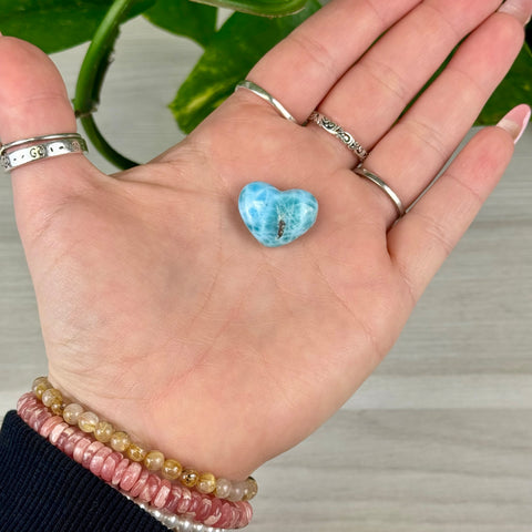 Larimar Love Heart 55 3 - Kenna's Crystals from TikTok