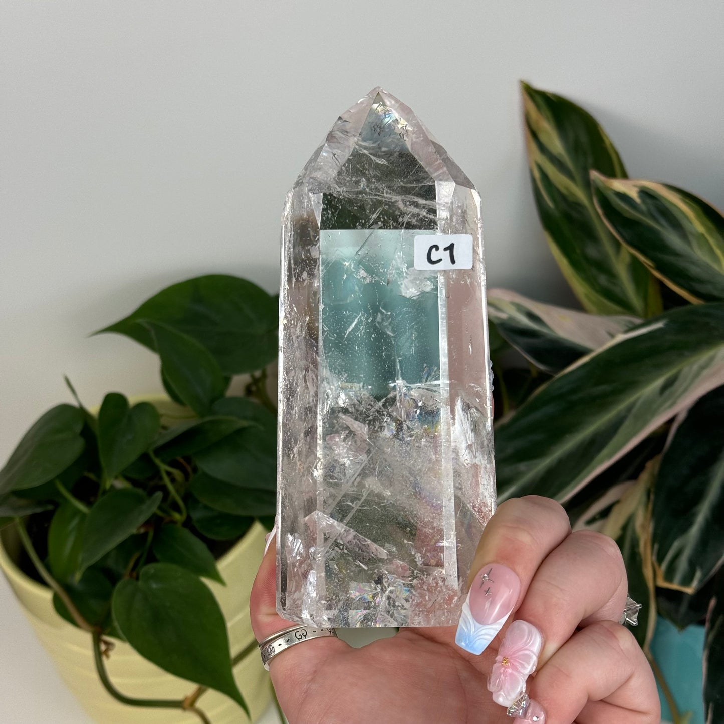 Gorgeous Lemurian Quartz Tower