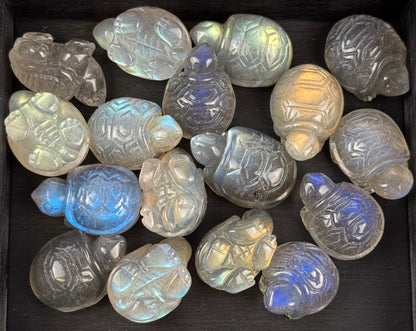 Mini AAA Labradorite Turtle