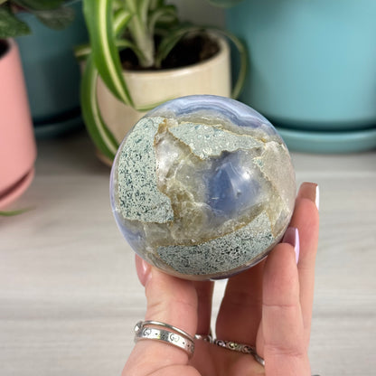 Blue Lace Agate Sphere