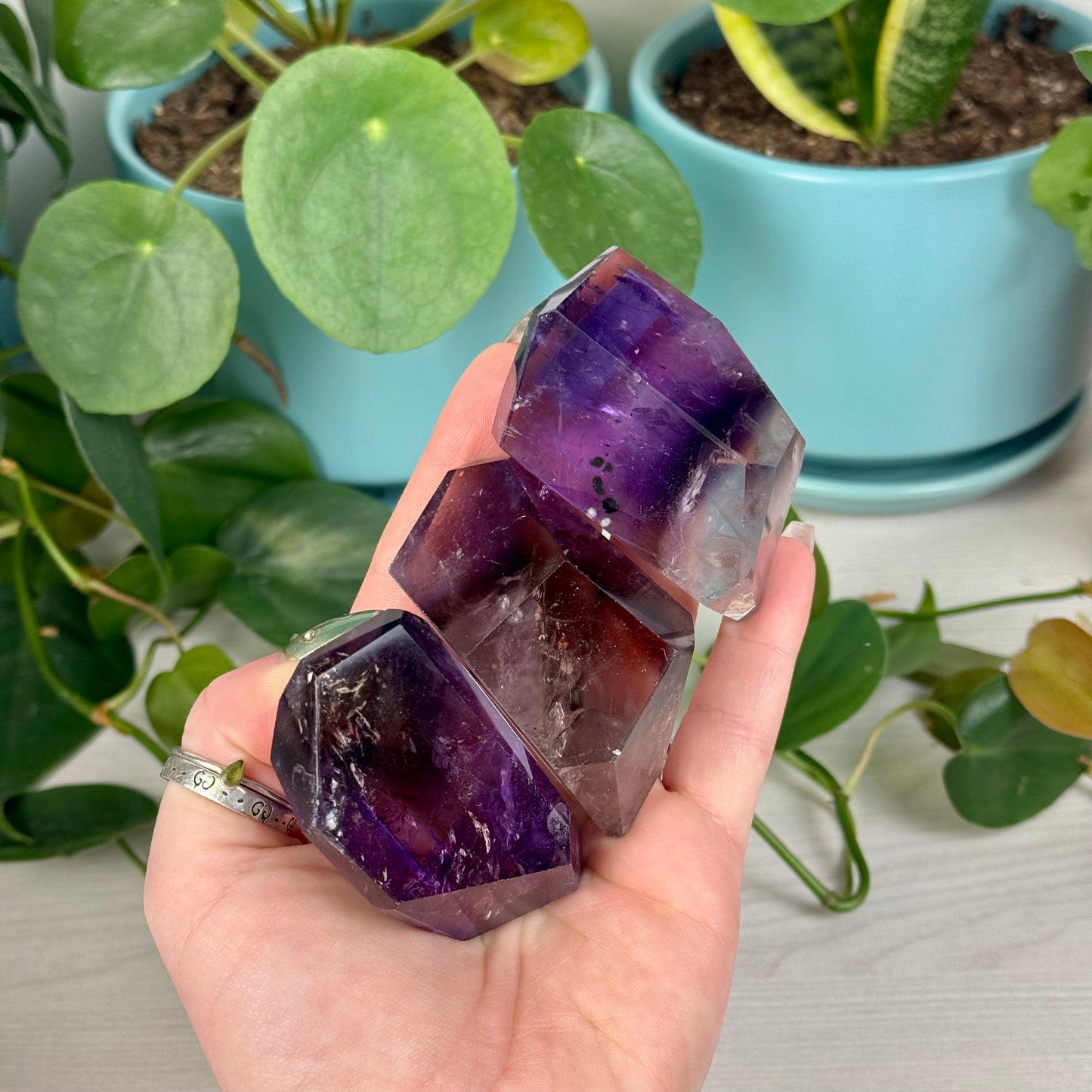 Smoky Amethyst Gusher