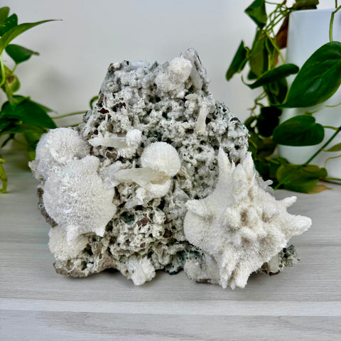 Mordenite Snowballs On Matrix Specimen